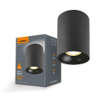 Lempos Spot GU10 Videx, juoda