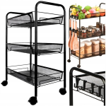 Virtuvės spintelė Red Garden, juoda