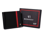 Vyri&scaron;ka odinė piniginė su RFID apsauga - Rovicky