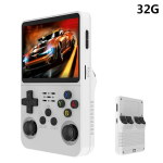 Žaidimų konsolė R36S Retro delninė žaidimų konsolė atvirojo kodo Linux sistemos 3,5 colio IPS ekranas vaizdo žaidimų grotuvas, ki&scaron;eninis mini pultas 64 GB, Baltas
