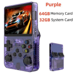 R36S Retro delninis vaizdo žaidimų konsolė &bdquo;Linux&ldquo; sistema 3,5 colio IPS ekranas, ne&scaron;iojamas ki&scaron;eninis vaizdo grotuvas R35S 64 GB žaidimų 10 000+ žaidimas
