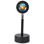 USB Rainbow Sunset Red LED naktinis projektorius