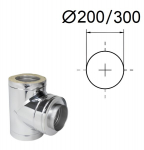 Izoliuotas 90&deg; tri&scaron;akis su adapteriu. D-200/300 mm.
