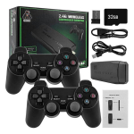 M8 Classic Retro vaizdo žaidimų pultai 4K Console 64GB 10000 Games Classic Family Sticks 2.4G belaidžiai valdikliai, skirti GBA PS1