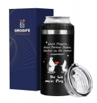 Grogife termo puodelis su užra&scaron;u, 480 ml., juodas
