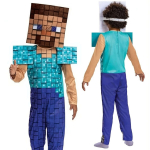 Minecraft kostiumas, karnavalinis kostiumas Steve 127-136 cm (7-8 metai)