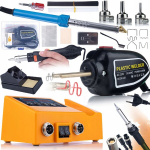 Komplektas Rosfix Electric S &ndash; 2in1 Litavimo stotis 660W, Plastiko susegėjas 100W, Lituoklis 80W