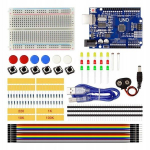 Pradedančiųjų elektronikos rinkinys ACS S UNO SET2 &ndash; Mokomasis, Suderinamas su Arduino, 400 skylių plok&scaron;tė