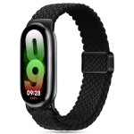 dirželis NylonMag Xiaomi Smart Band 8 / 9 / NFC juostai &ndash; juodas
