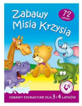 Edukacinė knygelė su lipdukais Krzystof K&scaron;i&scaron;o linksmybės