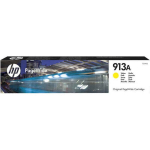 Kasetė ra&scaron;aliniams spausdintuvams HP 913A Genuine Yellow Ink Cartridge for HP PageWide 377/452/477 (F6T79AE)