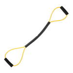 Trainer accessories,Exercise Resistance Bands Workout Exercise Bands,Yoga Tension Rope with Comfort Handles,Yellow-15 lbs