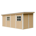 PREMIUM kokybės sodo namelis Timbela - M940B, 11,47 m&sup2; - A231x248x530 cm - Be grindų ir &scaron;oninės sienos - su dažų rinkiniu HARVEST HONEY