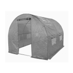 &Scaron;iltnamis su armuota plėvele, 4 m2, 2x2 m, pilkas