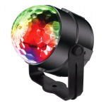 RGB LED &scaron;viesų kamuolys diskotekai