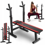Treniruočių suolelis su stovu Hop-Sport HS-1080
