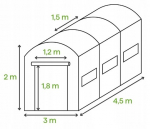 &Scaron;iltnamis Fluxar home FOI-1102  450 x300 cm,   13.5 m&sup2;