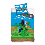 Minecraft vaiki&scaron;kas patalynės komplektas, 140x200, 2 dalių