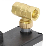 Motorizuotas rutulinio vožtuvas 2 viela 2 Way Paprastai uždarytas DN15 &bdquo;Brass ABS DC 12V - 24V&ldquo; priedas