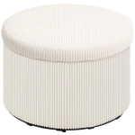 Pufas su 97 L talpa, kordas, putplastis, sėdimasis pufas, smėlio spalvos, Smėlio spalvos