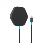 CANYON wireless charger HEXAGON 110 Dark Grey Blue