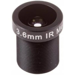 CCTV objektyvas - AXIS KOMUNIKACIJOS - M12 - Atidarymas F1.8 - Fokalinė distancija 3.6 mm - Stebėjimas