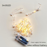 Perlų formos LED girlianda, 3 m / 9,84 pėdos
