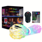 LED girliandos užuolaida 256 RGB