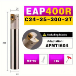 Kampinis frezavimo laikiklis CNC, 1vnt EAP400R C25-25-150-2T