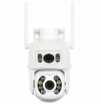 Lauko Ip kamera su Wi-fi, 2x3mpx, Full-color, dviguba optika