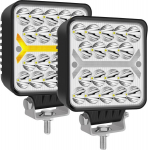Sufemotec Led Darbiniai Žibintai Su Geltona &Scaron;viesa 11,5 Cm 12 V 2 Vnt.