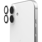 &bdquo;Evelatus&ldquo; &bdquo;Apple iPhone 16 / 16 Plus&ldquo; kameros objektyvo apsauga, &scaron;arvuotas, baltas