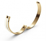 Eleganti&scaron;ka masyvios aukso padengimo emalio apyrankė Infinite DW0040029 - Dydis: M: 16,6 cm