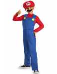 Mario Bros kostiumas berniukams - Super Mario - Pilnas kostiumas su ūsais ir skrybėle - GIFT TOWER prekės ženklas