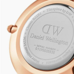 Laikrodis - DANIEL WELLINGTON - DW00100247 - Juodas - Eleganti&scaron;kas - Oda dirželis