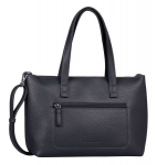 TOM TAILOR tamsiai mėlynas moterų mai&scaron;elis - Elis Zip Shopper M Tamsiai mėlynas 254236