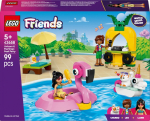 LEGO Friends 42658 &Scaron;ventė Bazineje su Vienaragio ir Flamingo Bučiniais - Žaislas