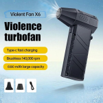 Pūstuvas X6 Mini Turbo Jet Fan Violent 140000 aps/min 53 m/s