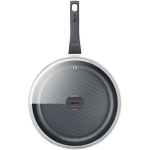 Keptuvė - TEFAL - Simply Clean B5673253 - 24 cm - Titano nelipnus - Stiklinis dangtis