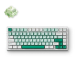 Klaviatūra Mchose G75 Pro Matcha Latte v2, Anglų (US), balta/žalia, belaidė