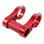 Reguliuojamas dviračio vairo i&scaron;ky&scaron;a kalnų dviračiui Double Stem Riser Conversion Red