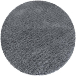 Alpaka Strado 160x160 apvalus kilimas - AlpaGrey