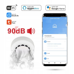 Dūmų detektorius Wifi su signalizacija