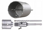 Betono gręžimo karūna sds plus 130mm freza + adapteris 110 mm