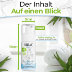 Bula&reg; Popo (kūdikiams ir tualetui) drėgnų servetėlių putos 150 ml jūsų tualetiniam popieriui, tvarus pakaitalas daugiau nei 200 drėgnų servetėlių, natūralūs ingredientai
