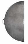 Pusapvalė grilio plok&scaron;tė BonFeu BonPlancha, 102x55x2 cm, pilka