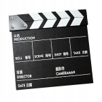 Filmavimo lenta Film Clap Board Clapper Board Film Slate Mini