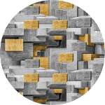 Asir kilimas CT-2443 Y 100x100 cm