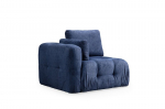 Fotelis Atelier del Sofa Amaris L1, tamsiai mėlynas