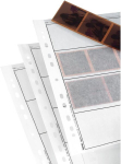 Hama 002259 60-70mm negatyvų laikymo vokai ir stiklinis matinis popierius, 100 lapų